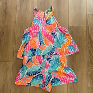 Lilly Pulitzer Edona Romper in Goombay Smashed - Size 8 - NWT